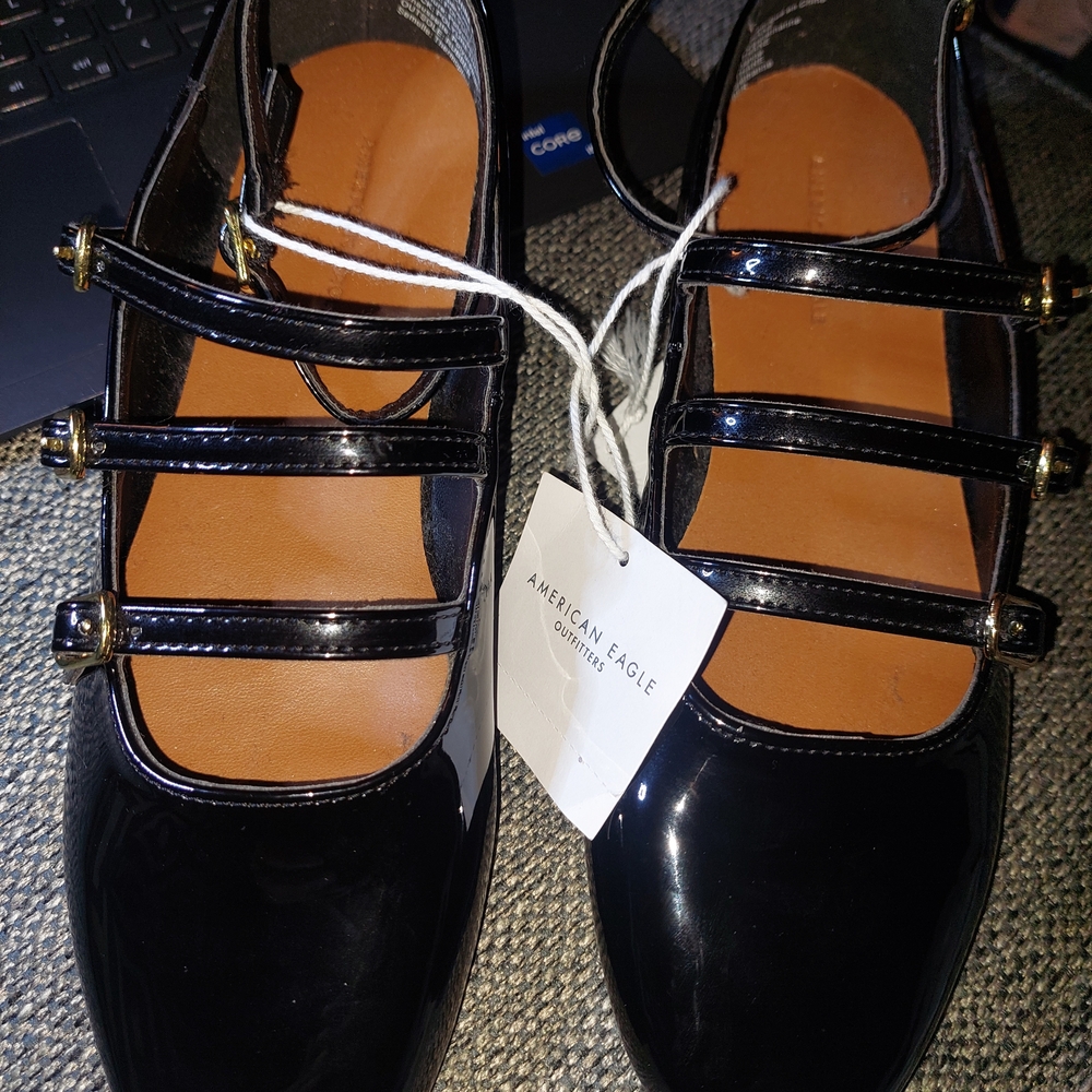 American Eagle Outfitters Black Flats